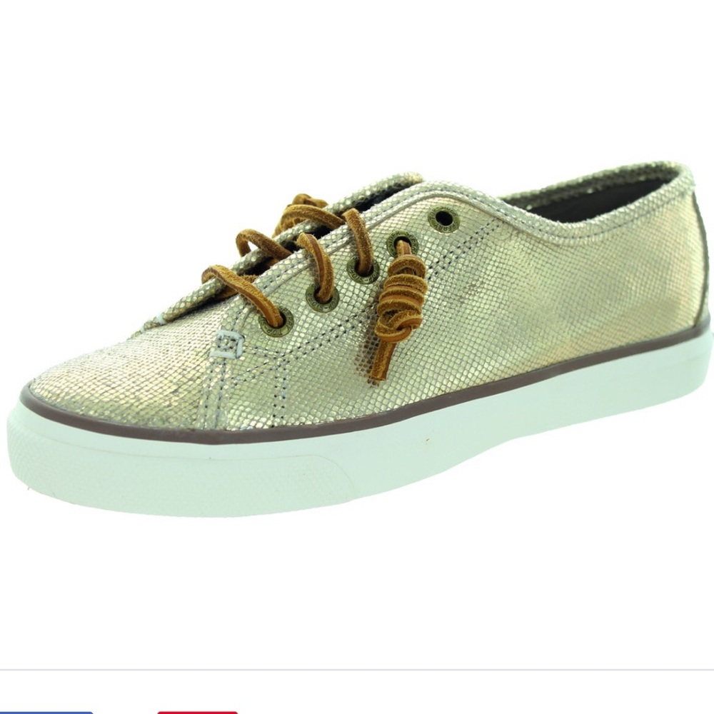 Sperry Top Sider Seacoast gold sneakers